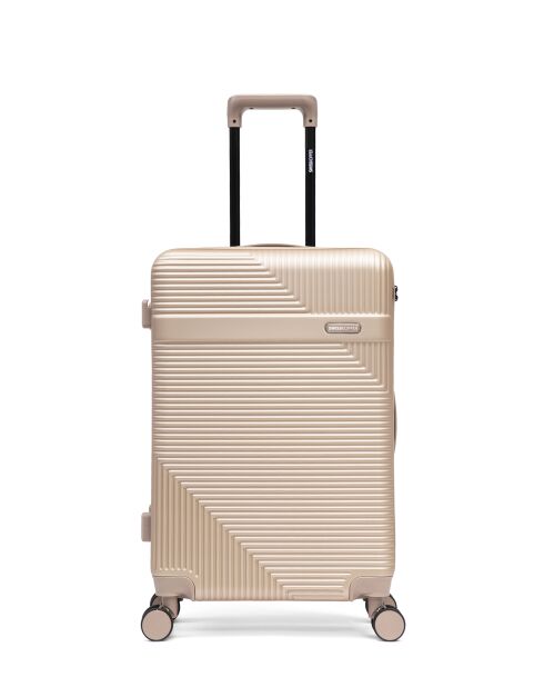 Set di 2 valigie da viaggio Wohlen beige - 65x42,5x26 cm
