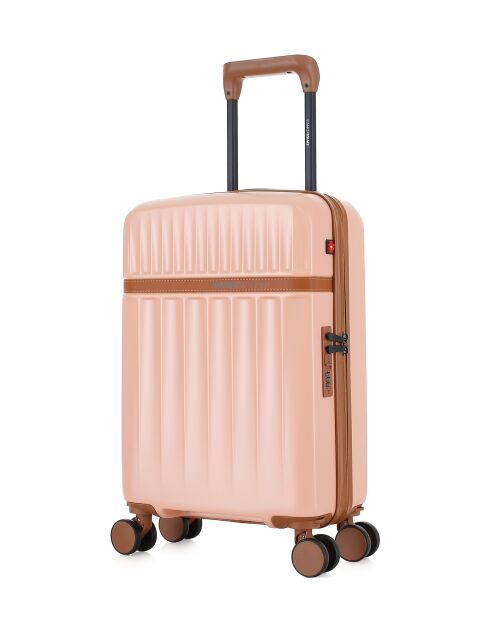 Valigia da cabina Zermatt rosa chiaro - 54,5x34,5x19 cm