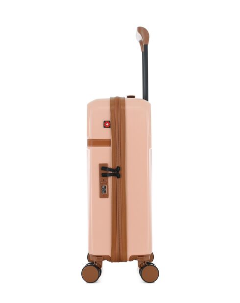 Valigia da cabina Zermatt rosa chiaro - 54,5x34,5x19 cm