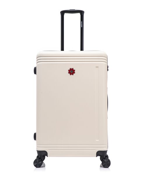 Set di 2 valigie grandi e cabina Gstaad beige - 75x49x29 cm