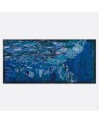 Stola Lili in cotone blu royal - 90x180 cm