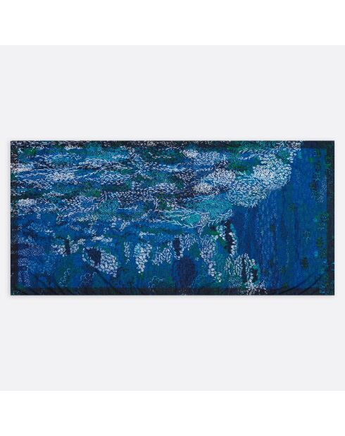 Etole en coton Lili bleu roi - 90x180 cm