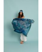 Stola Lili in cotone blu royal - 90x180 cm