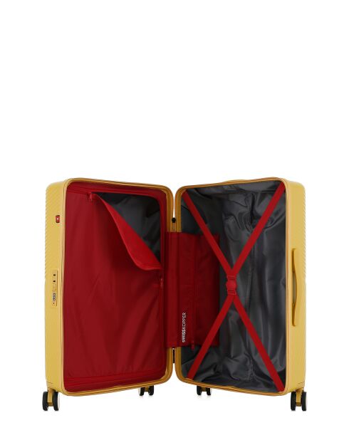 Set van 3 weekendkoffers, cabine en hut XS Fribourg miel - 65x42,5x26 cm