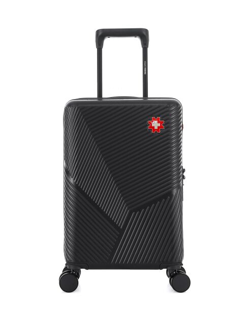 Maleta de cabina Fribourg negra - 55x35x19 cm