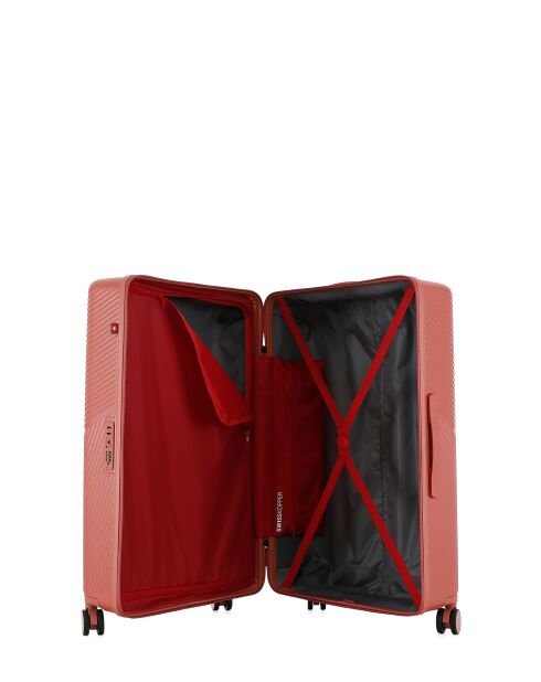 Set de 2 maletas grandes y cabina XS Fribourg terracotta, 75 x 47,5 x 29 cm