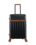 Maleta Zermatt mediana estancia negra - 67x42,5x26 cm