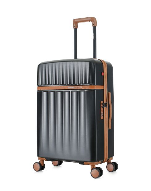 Maleta Zermatt mediana estancia negra - 67x42,5x26 cm
