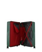 Set mit 3 großen Koffern, Weekend & Cabin Fribourg, Dunkelgrün — 75 x 47,5 x 29 cm