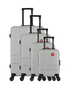 Set De 4 Valise USTER gris - 75x47x29 cm