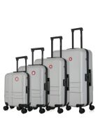 Set De 4 Valise USTER gris - 75x47x29 cm