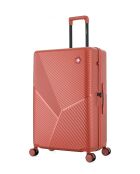 Set van 3 grote koffers, weekend en cabine XS Fribourg terracotta - 75x47,5x29 cm