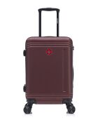 Burgunderfarbener Gstaad Kabinenkoffer - 55x37x23 cm
