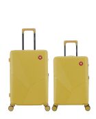 Set van 2 Fribourg Honey Weekend- en Cabinekoffers - 65x42,5x26 cm