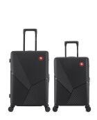 Lot De 2 Valises Weekend Et Cabine Fribourg noir - 65x42,5x26 cm