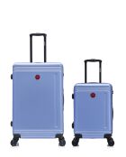 Set di 2 valigie grandi e cabina Gstaad blu - 75x49x29 cm
