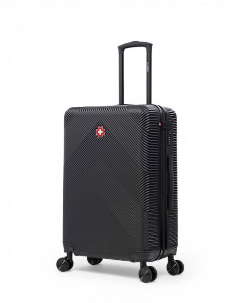Lot De 2 Valises Weekend Et Cabine Olten noir - 67x44x27 cm