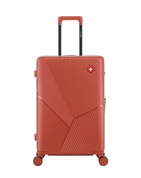 Set van 2 Fribourg Terracotta weekend- en hutkoffers - 65x42,5x26 cm