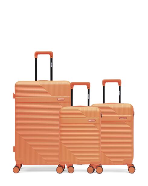 Set de 3 maletas grandes, Cabin y Cabin XS Wohlen naranja - 75 x 47,5 x 29 cm