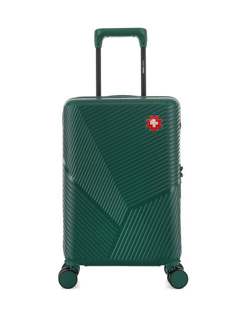Maleta de cabina Fribourg verde oscuro - 55x35x19 cm