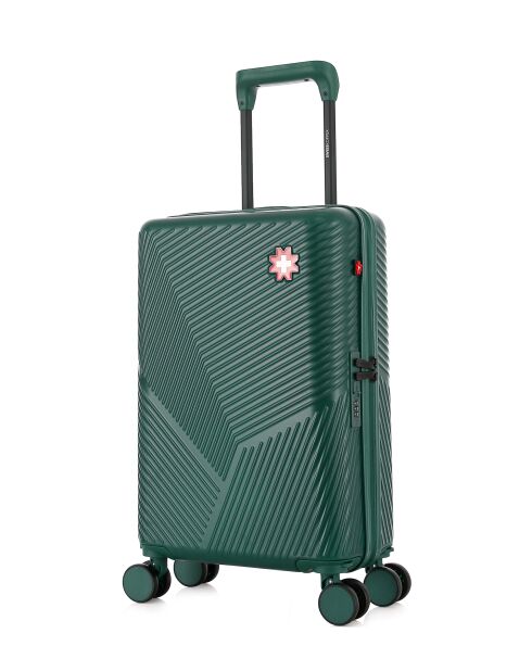 Maleta de cabina Fribourg verde oscuro - 55x35x19 cm