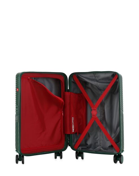 Maleta de cabina Fribourg verde oscuro - 55x35x19 cm