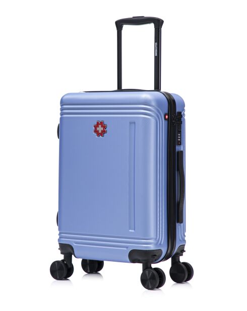 Valise cabine Gstaad bleu - 55x37x23 cm