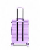 Set di 2 valigie grandi e cabina Lugano viola - 75x47,5x29 cm