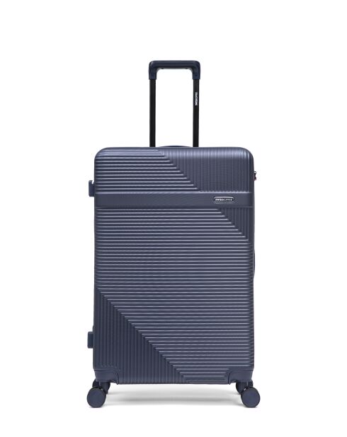 Maleta Wohlen Long Stay azul oscuro - 75,5x48,8x29 cm