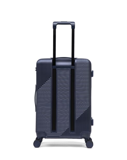 Set de 3 maletas grandes, cabina y cabina XS Wohlen azul oscuro - 75 x 47,5 x 29 cm