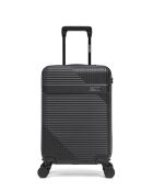 Set aus 2 Kabinen- und Kabinenkoffern XS Wohlen schwarz - 60x42,5x26 cm