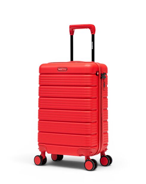 Maleta de cabina roja Lugano - 55,5x34x23 cm