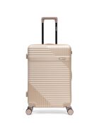 Set di 2 valigie da viaggio XS Wohlen beige - 65x42,5x26 cm