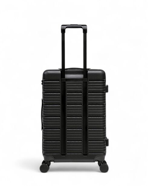 Lot De 2 Valises Weekend Et Cabine Lugano noir - 65x42,5x26 cm