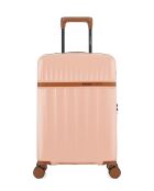 Valigia a soggiorno media rosa chiaro Zermatt - 59,5x38,5x21,5 cm