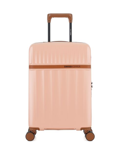Valigia a soggiorno media rosa chiaro Zermatt - 59,5x38,5x21,5 cm
