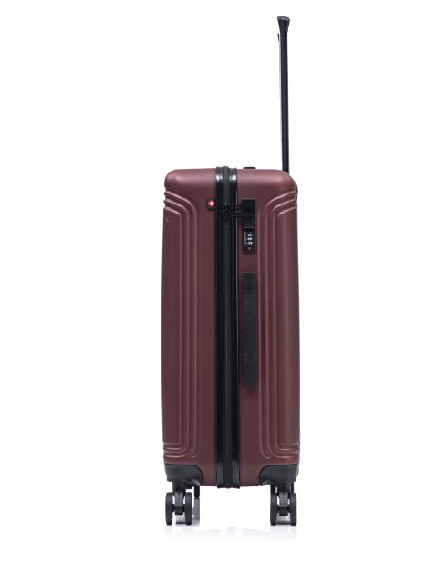 Gstaad Burgundy middelgrote reiskoffer - 65x43x26 cm