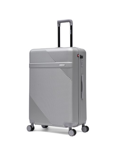 Set mit 3 großen Koffern, Weekend- und Kabinenkoffer Wohlen grau - 75x47,5x29 cm