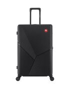 Set di 2 valigie grandi e cabina Black Fribourg - 75x47,5x29 cm