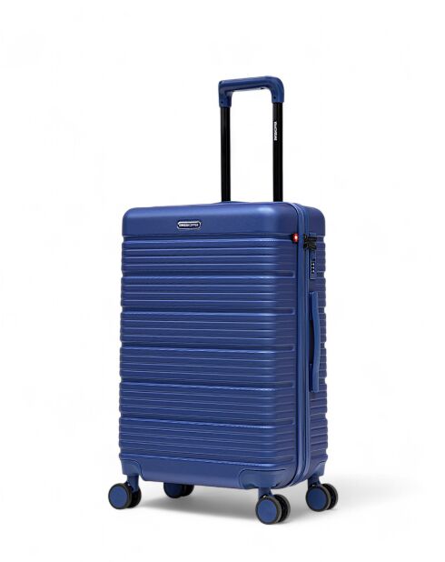 Set aus 3 Wochenendkoffern, Kabine und Kabine XS Lugano marine - 65x42,5x26 cm