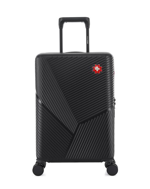 Fribourg Mittelgroßer Reisekoffer schwarz - 59x39x20 cm