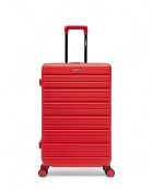 Set van 3 grote koffers, weekend en cabine XS Lugano rood - 75x47,5x29 cm