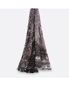 Stola Lili in cotone nera - 90x180 cm