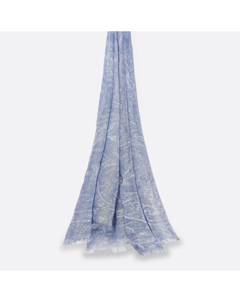 Etole en modal et soie Thesee Mini denim - 70x180 cm