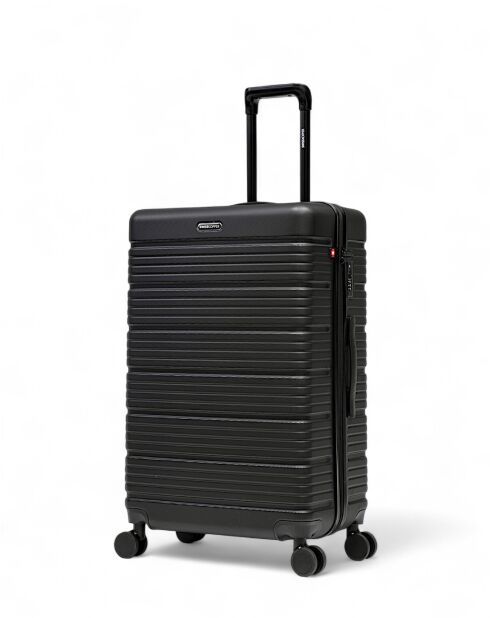 Maleta Lugano Long Stay negra - 74,5x48,5x28,5 cm