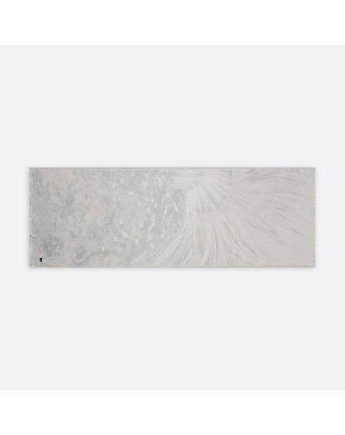 Etole en modal et soie Shine Edgar glacier - 70x200 cm