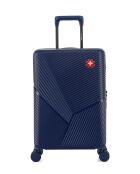Fribourg medium stay koffer donkerblauw - 59x39x20 cm
