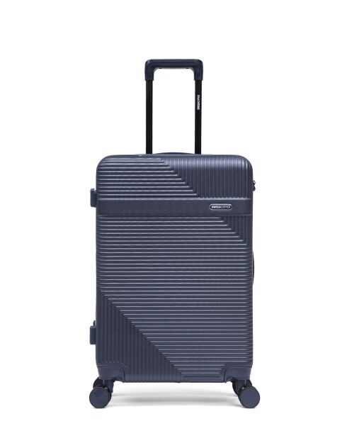 3er-Set Weekend-, Kabinen- und Kabinenkoffer XS Wohlen dunkelblau - 65x42,5x26 cm