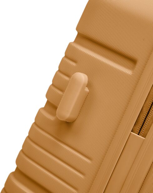 Lugano beige koffer voor middelgroot verblijf - 65,5x43x26,5 cm