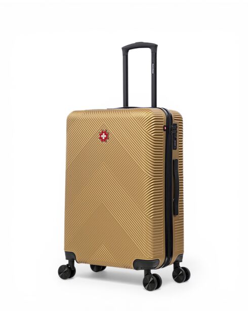 Mittelgroßer Reisekoffer von Olten, 67 x 44 x 27 cm, beige